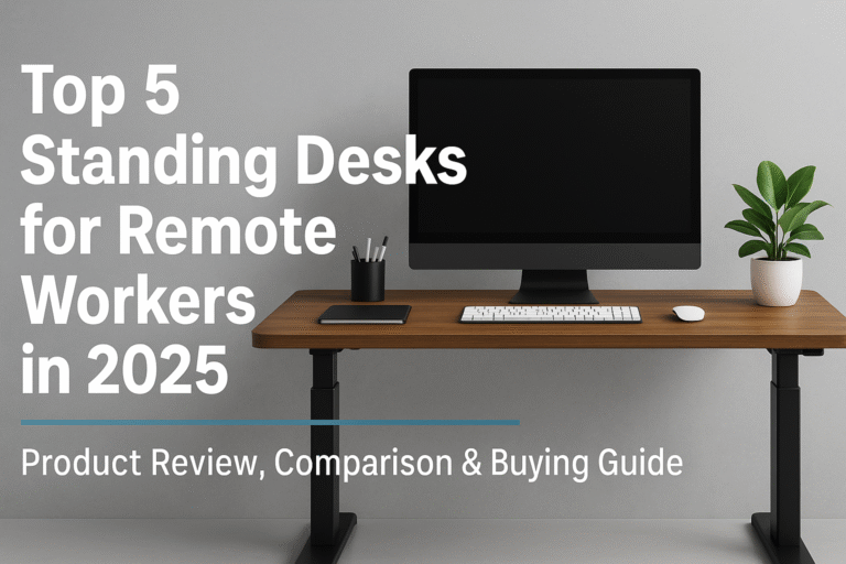 Top 5 Standing Desks for Remote Workers in 2025